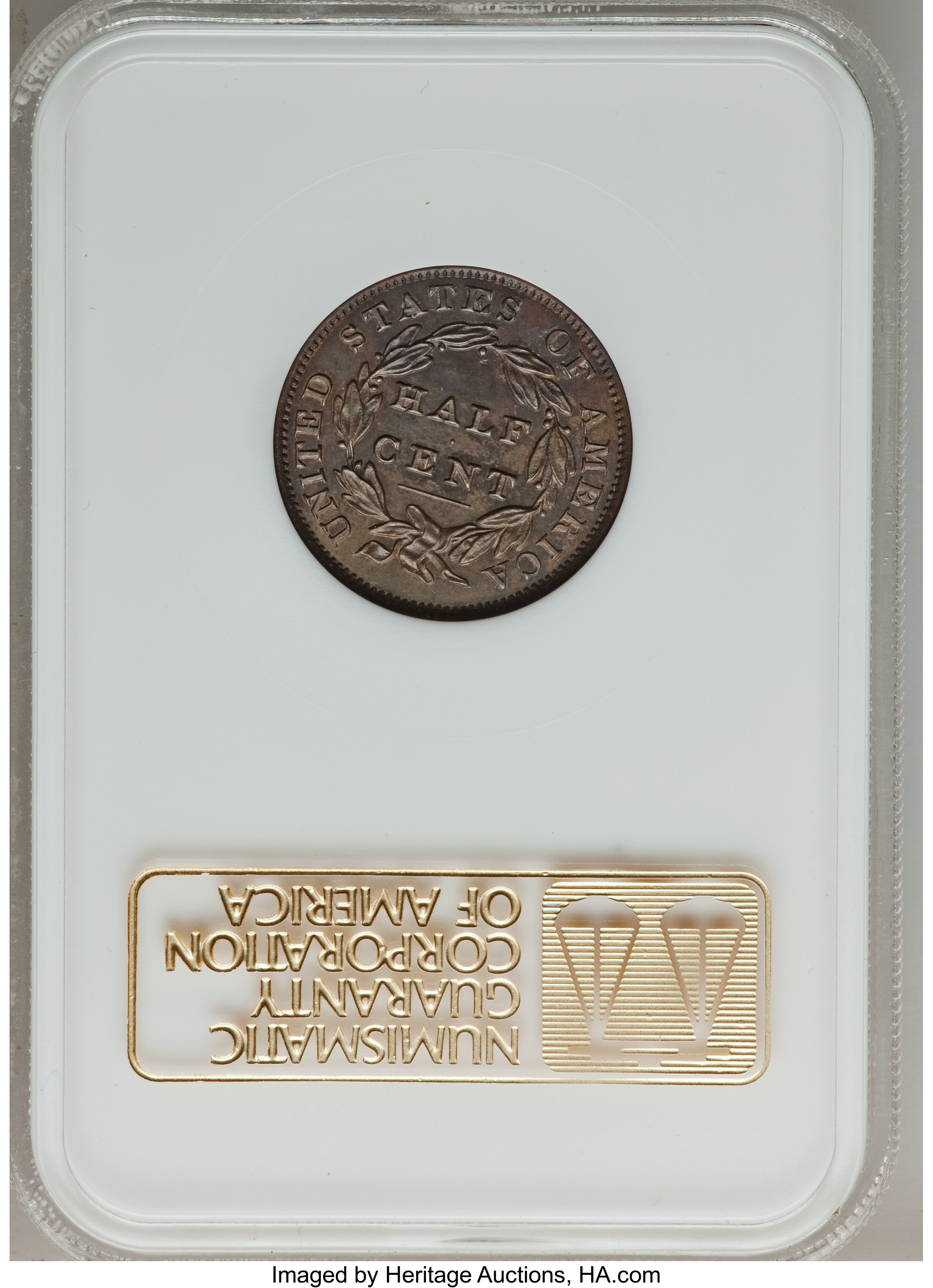 1833 1/2c PR BN PR64 BN thumbnail 4