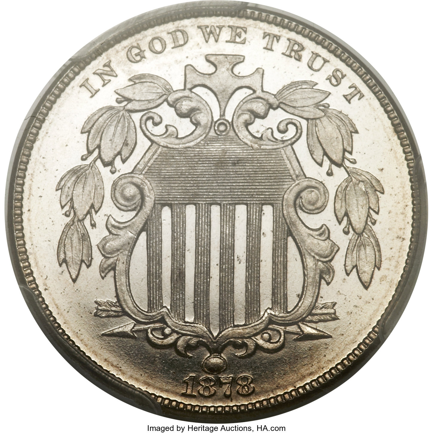 image for: 1878 5C PR65 Deep Cameo PCGS....