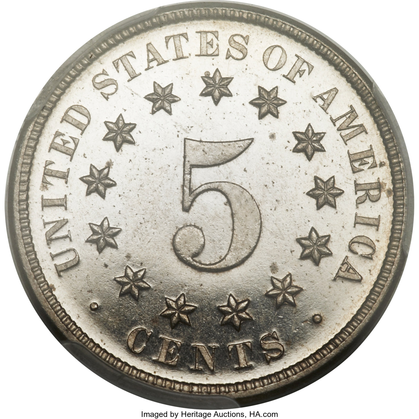 image for: 1878 5C PR65 Deep Cameo PCGS....