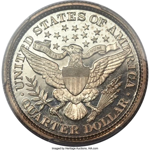 image for: 1895 25C PR68 Deep Cameo PCGS. CAC....