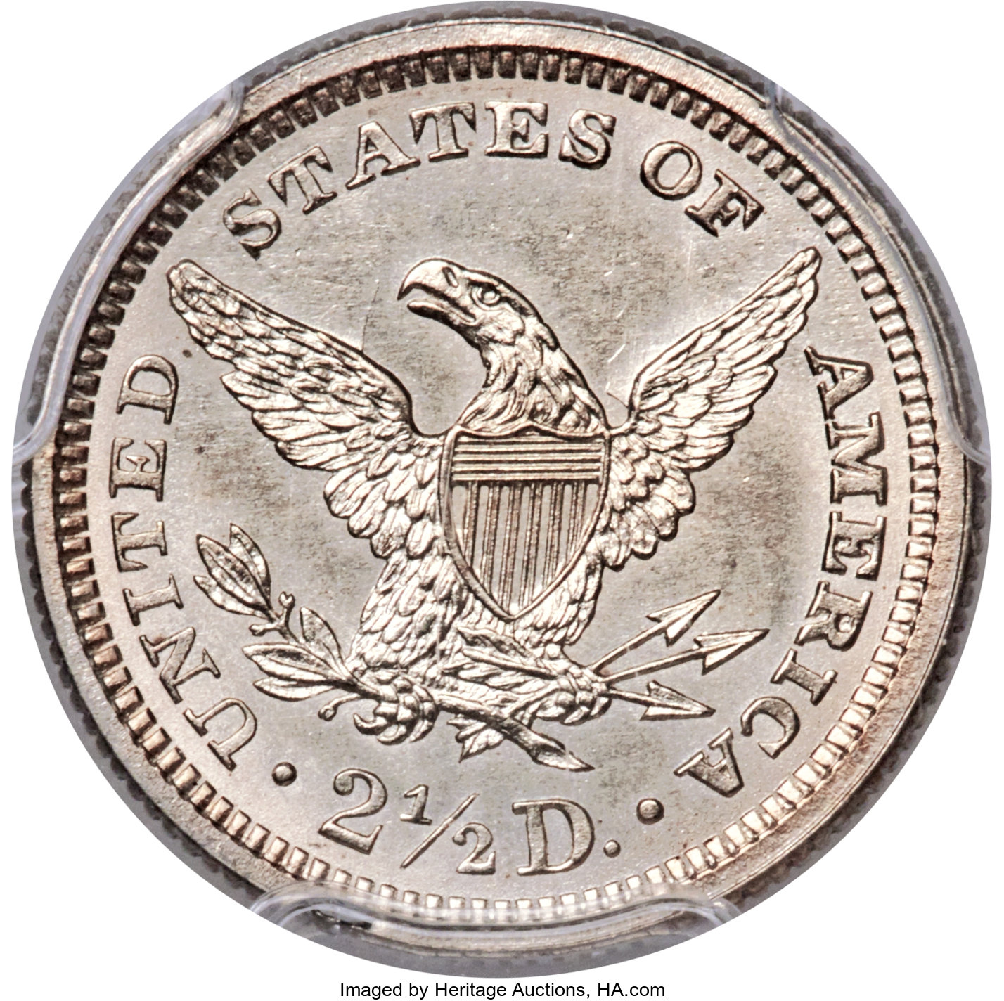 image for: 1861 DT$2 1/2 Quarter Eagle, Judd-281, Pollock-332, High R.7, MS63+ PCGS. ...
