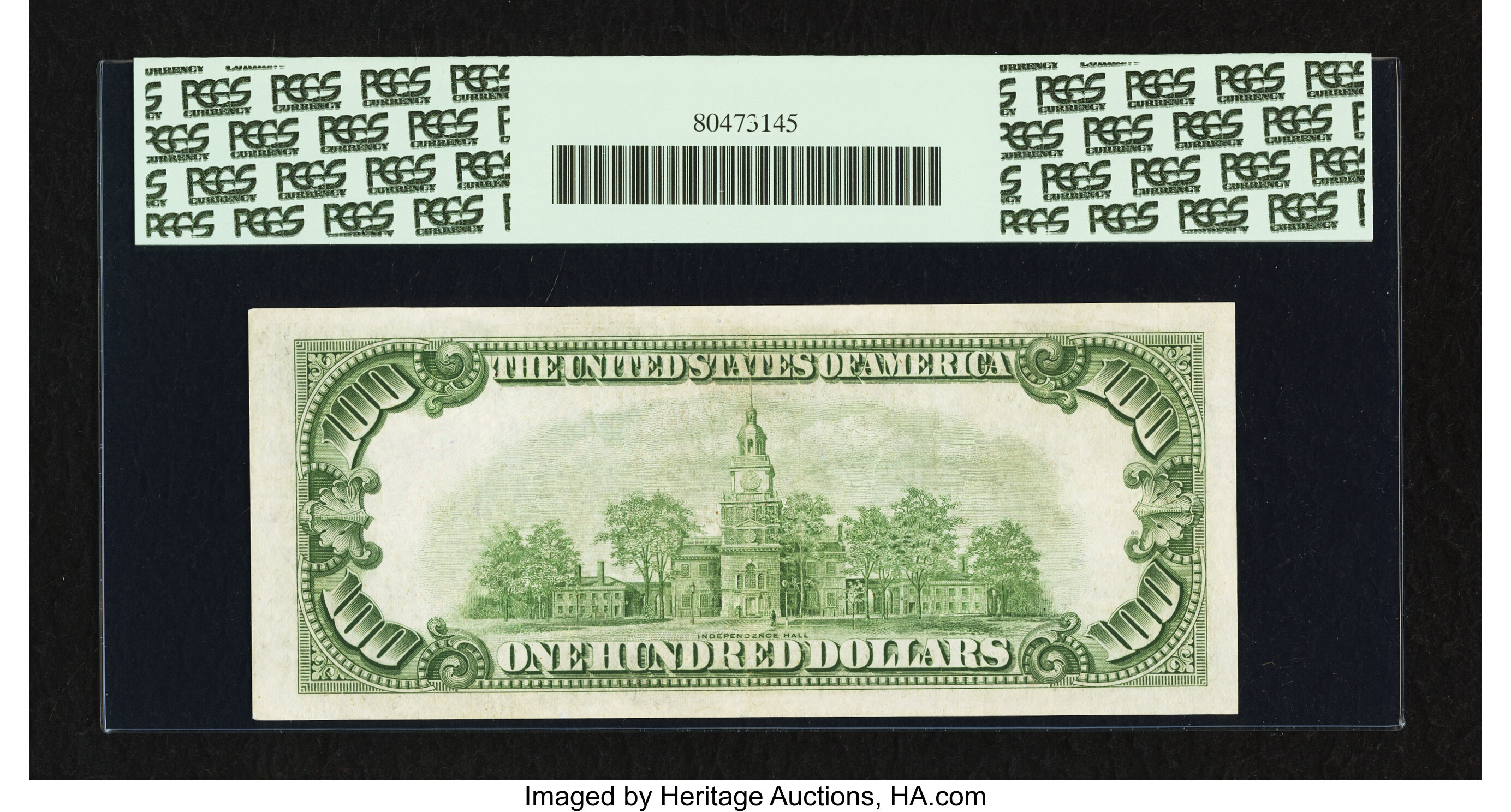 image for: Fr. 2155-E* $100 1934C Mule Federal Reserve Note. PCGS Apparent Extremely Fine 40....