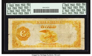 image for: Fr. 1206 $100 1882 Gold Certificate PCGS Apparent Fine 15....