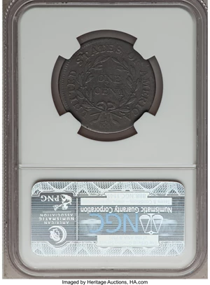 image for: 1796 1C Liberty Cap Fine 15 NGC. S-89, B-10, R.3....