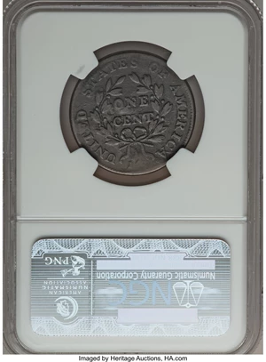 image for: 1800/1798 1C First Hair Style VF25 NGC. S-191, B-2, R.3....
