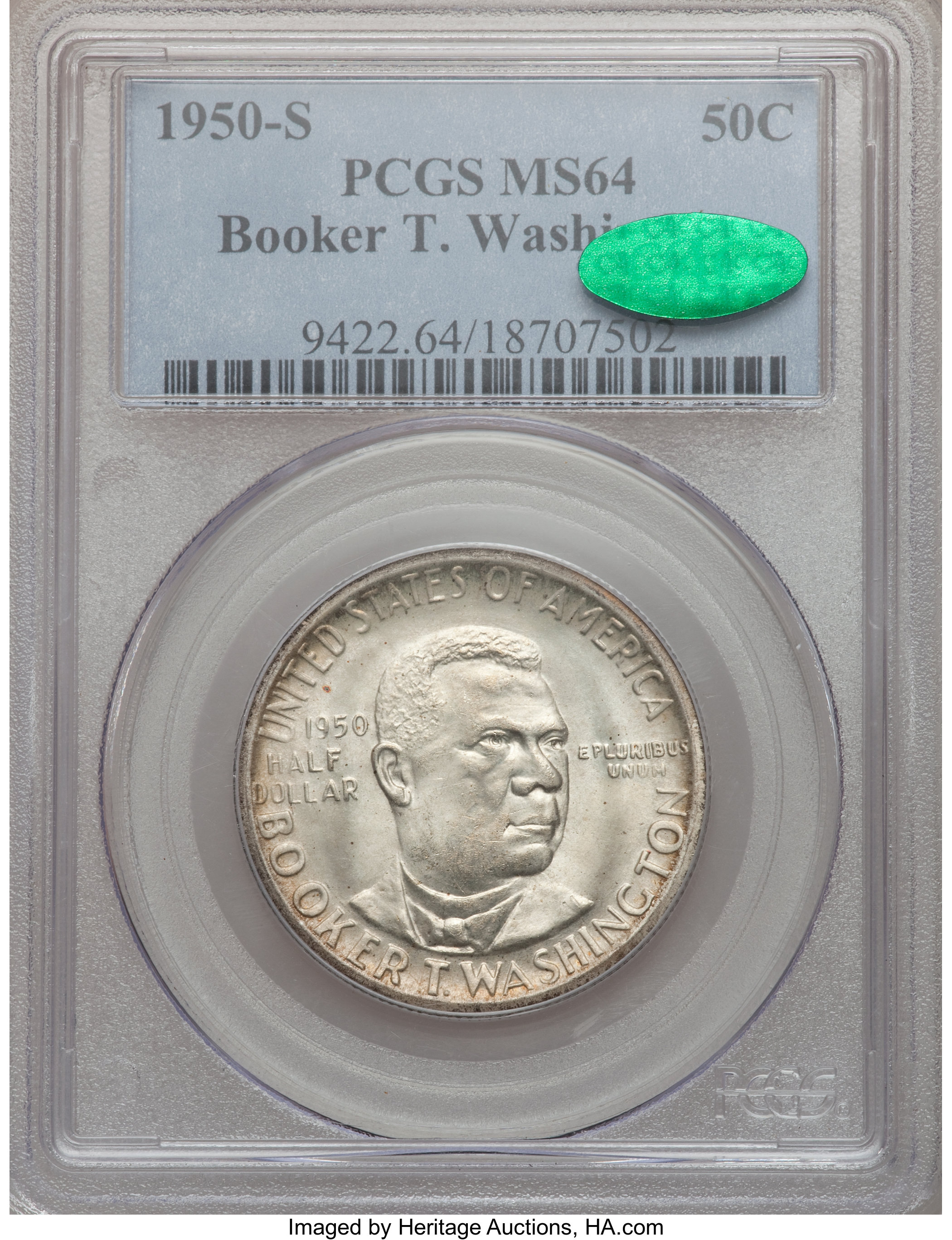 1950-S 50c Booker T. Washington VF20 thumbnail 11