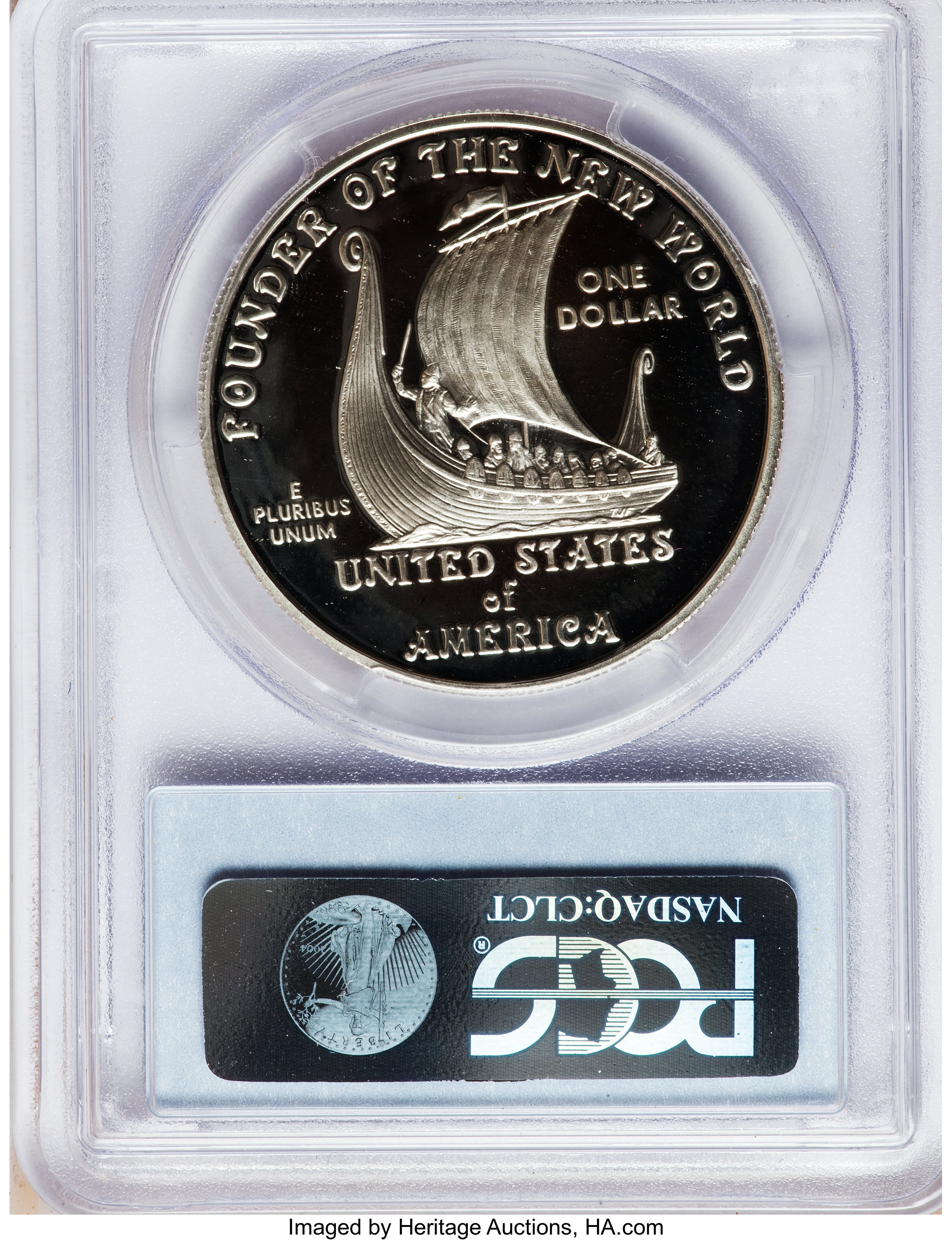 2000-P S$1 Leif Ericson Millennium PR DCAM PR68 DCAM thumbnail 8