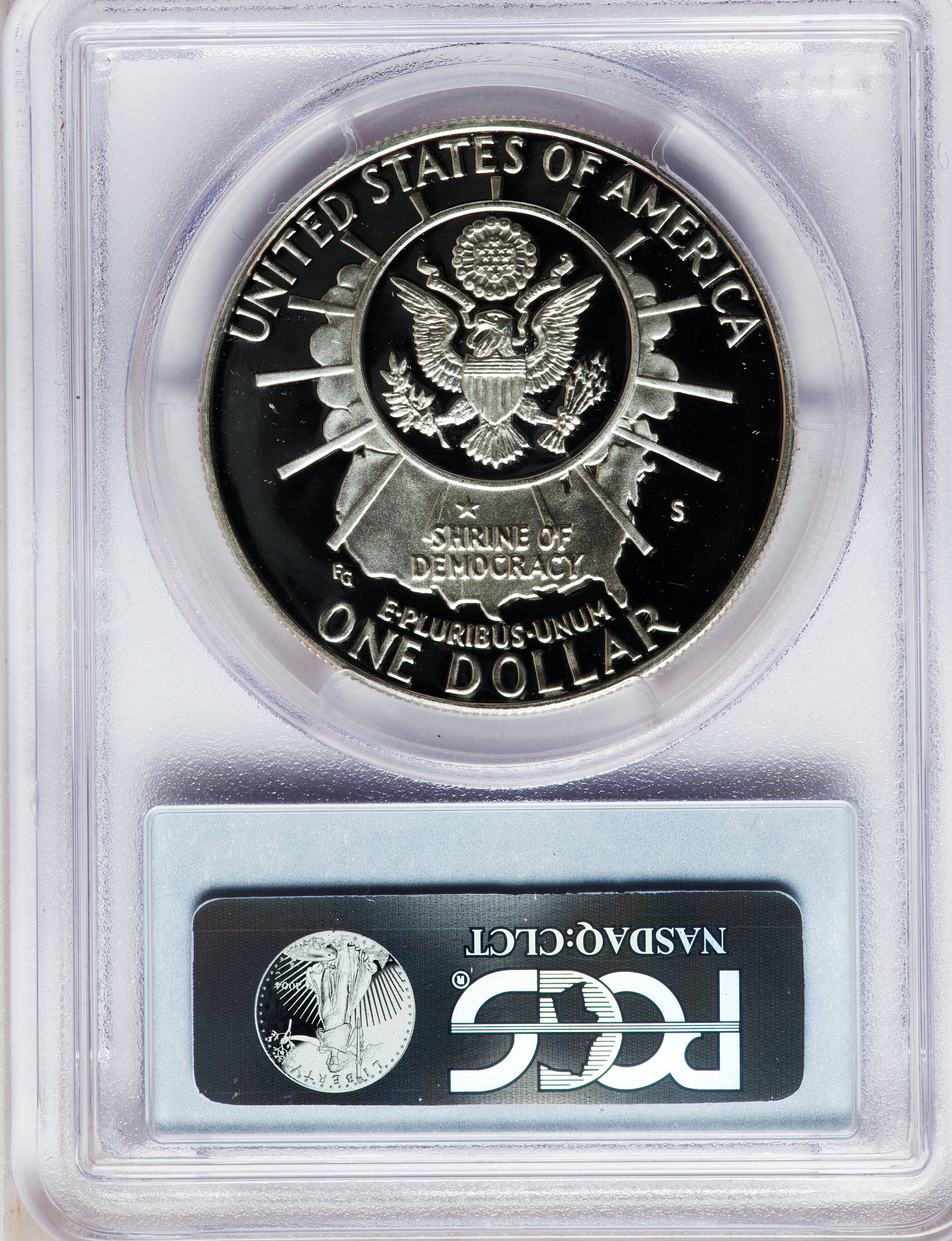 1991-S S$1 Mount Rushmore Golden Anniversary PR DCAM PR67 DCAM thumbnail 4