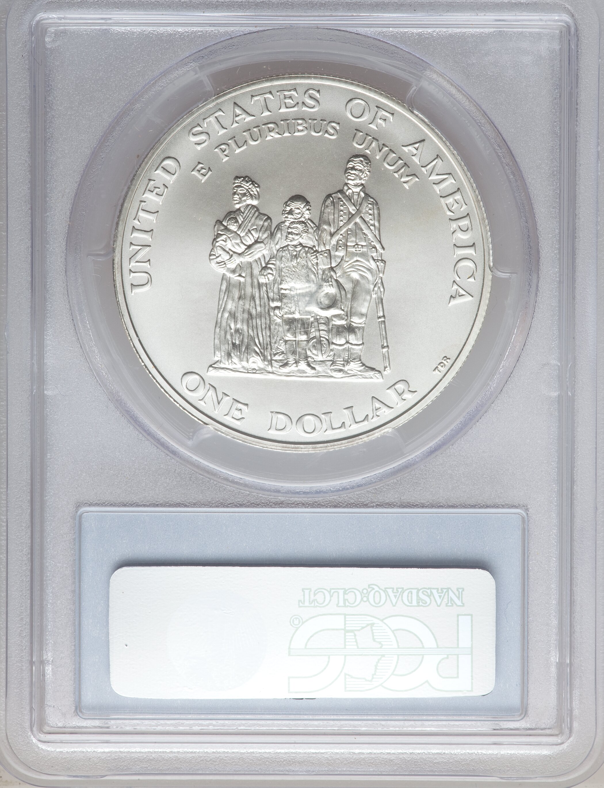 1998-S S$1 Black Revolutionary War Patriots, Crispus Attucks MS65 CAC thumbnail 2