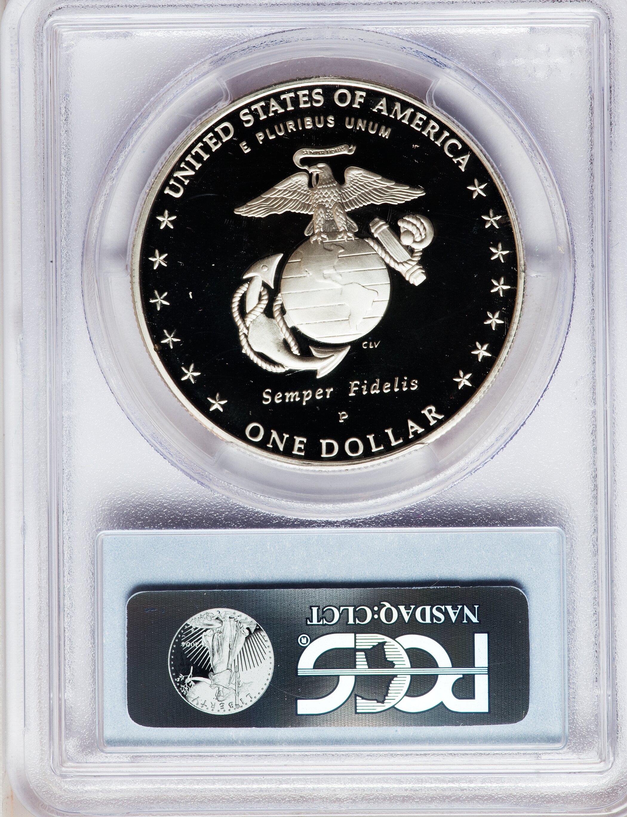 2005-P S$1 Marine Corps 230th Anniversary PR DCAM PR68 DCAM thumbnail 4
