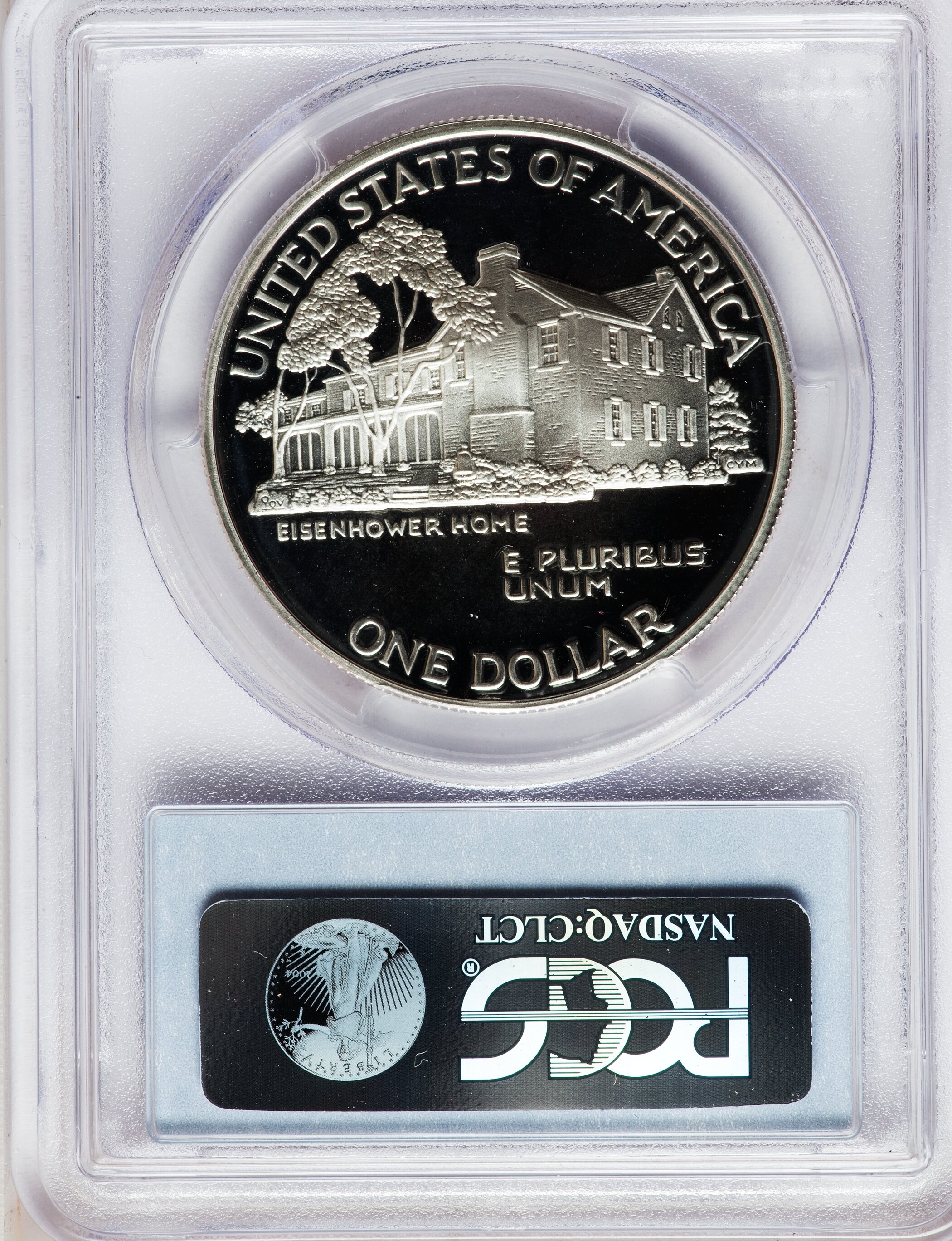 1990-P S$1 Eisenhower Centennial PR DCAM PR67 DCAM thumbnail 2