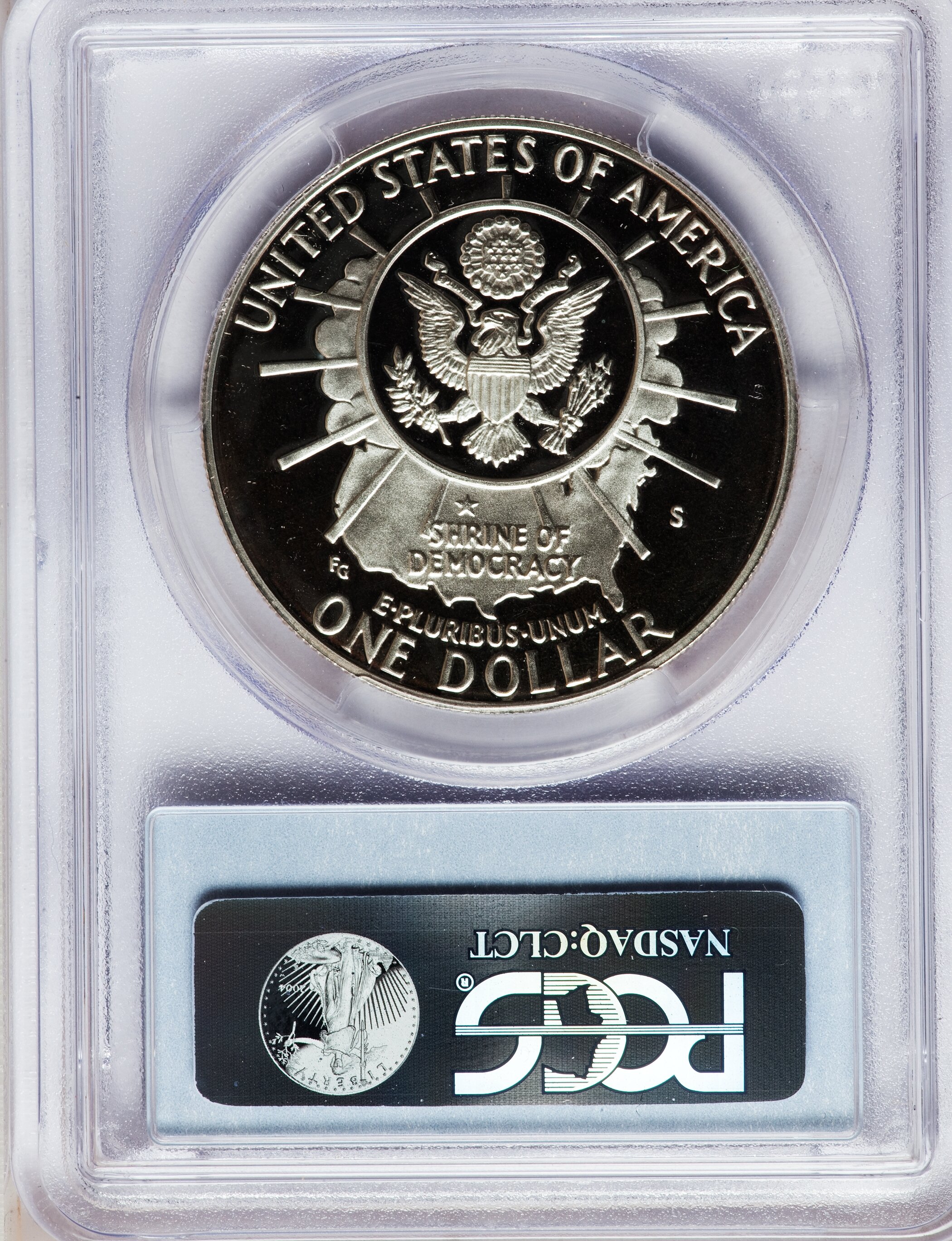 1991-S S$1 Mount Rushmore Golden Anniversary PR DCAM PR67 DCAM thumbnail 2