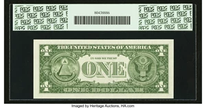image for: Fancy Serial Number 88988888 Fr. 1900-E $1 1963 Federal Reserve Note. PCGS Gem New 66PPQ....