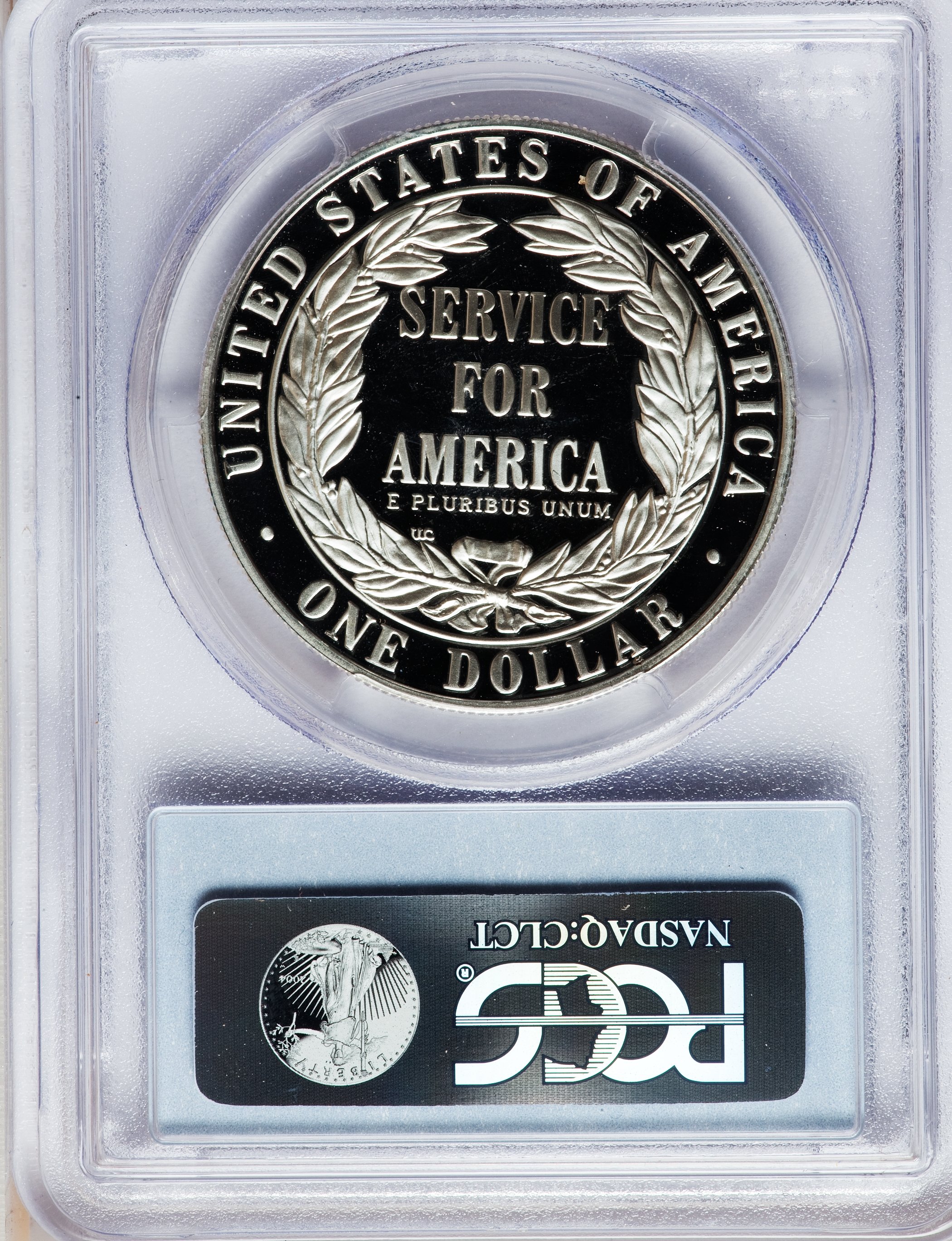 1996-S S$1 National Community Service PR DCAM PR68 DCAM CAC thumbnail 10