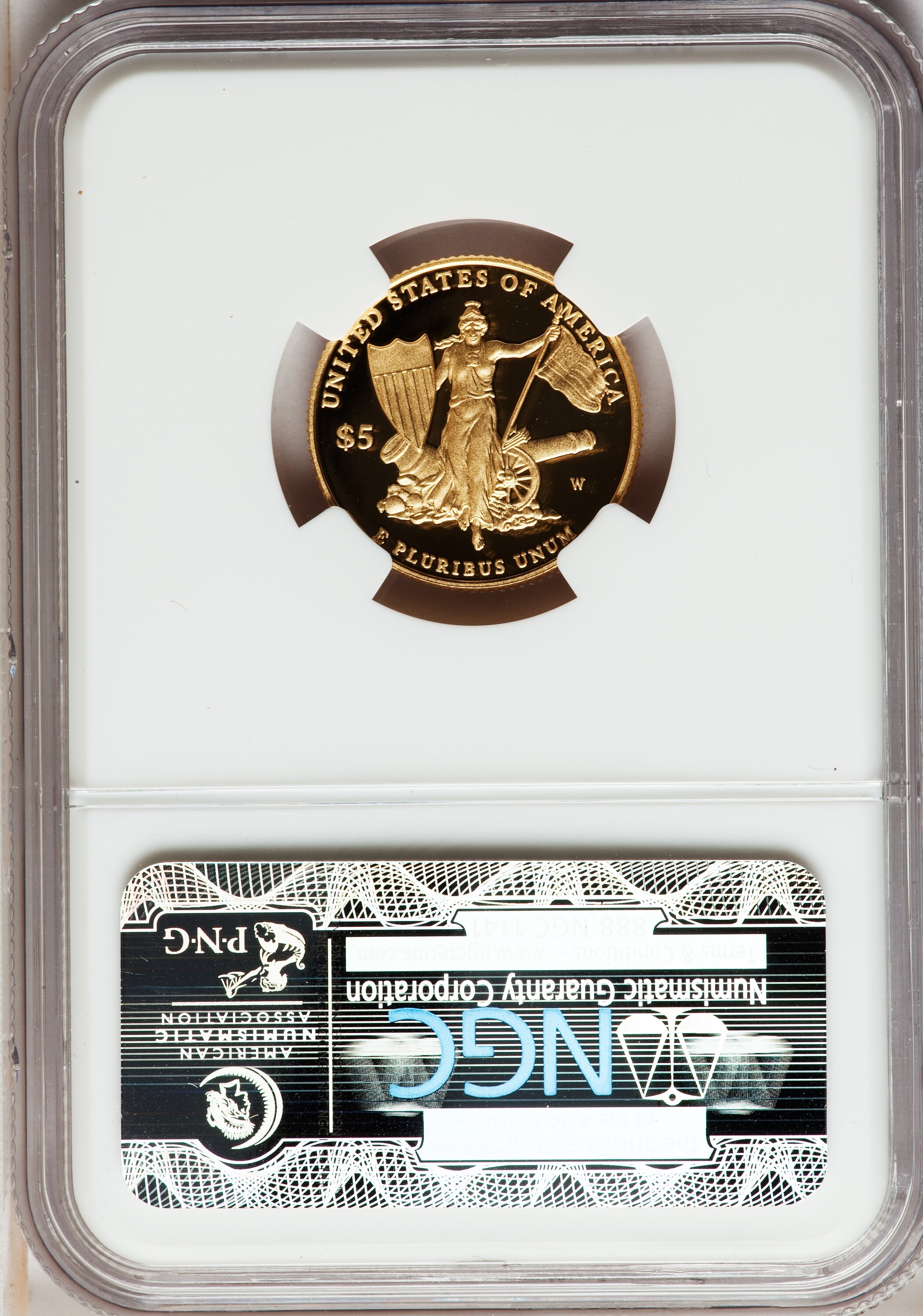 image for: 2011-W $5 Medal of Honor PR70 Ultra Cameo NGC. NGC Census: (0). PCGS Population (19).   (#507309)...