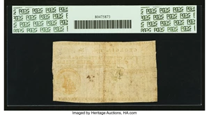 image for: Georgia 1776 $1 Orange Seal PCGS Apparent Very Fine 30....