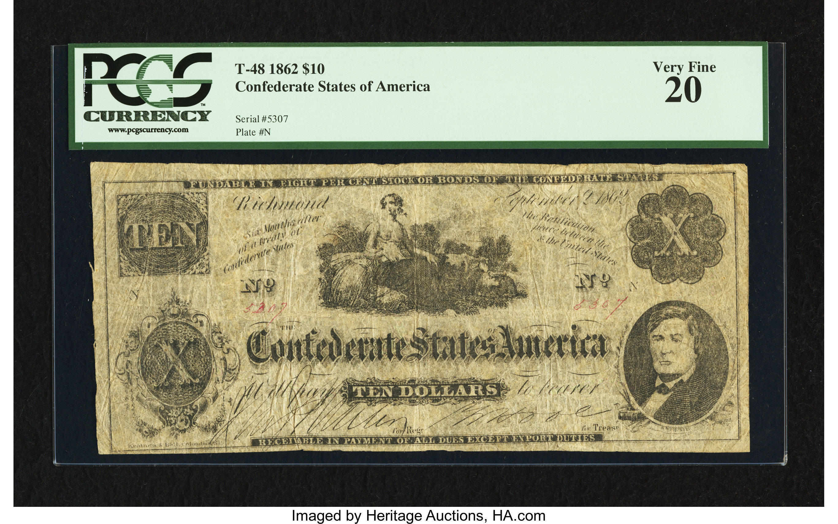 image for: T48 $10 1862 XX-3 Fantasy....