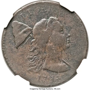 image for: 1794 1C Head of 1793 Fine 12 NGC. S-18b, B-2b, R.4....