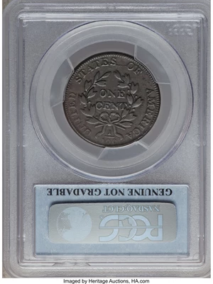 image for: 1802 1C -- Altered Surfaces -- PCGS Genuine. XF Details. S-225, B-1, R.3....