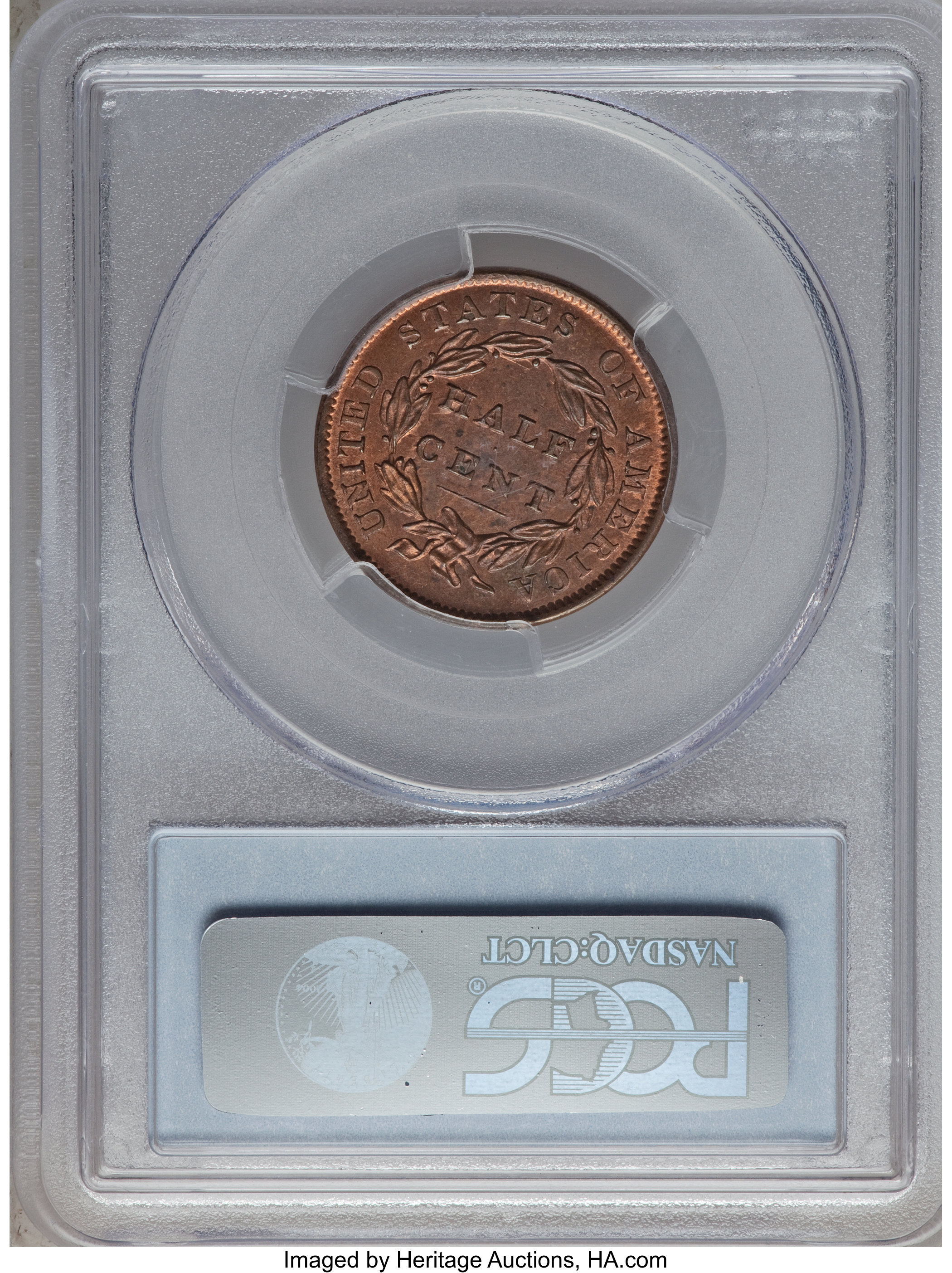 1833 1/2c MS RB MS63 RB thumbnail 12