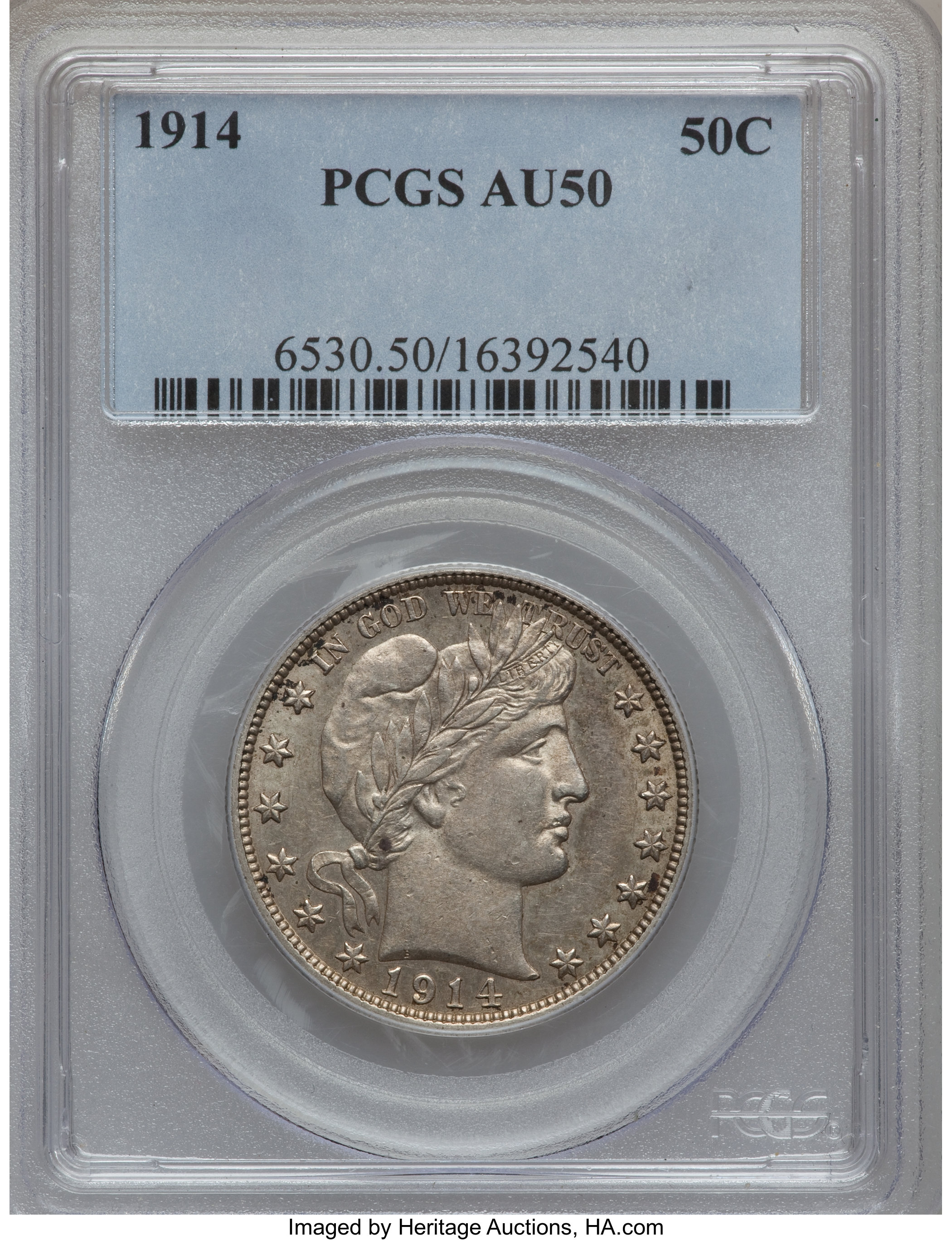 1914 50C AU50 PCGS. ...