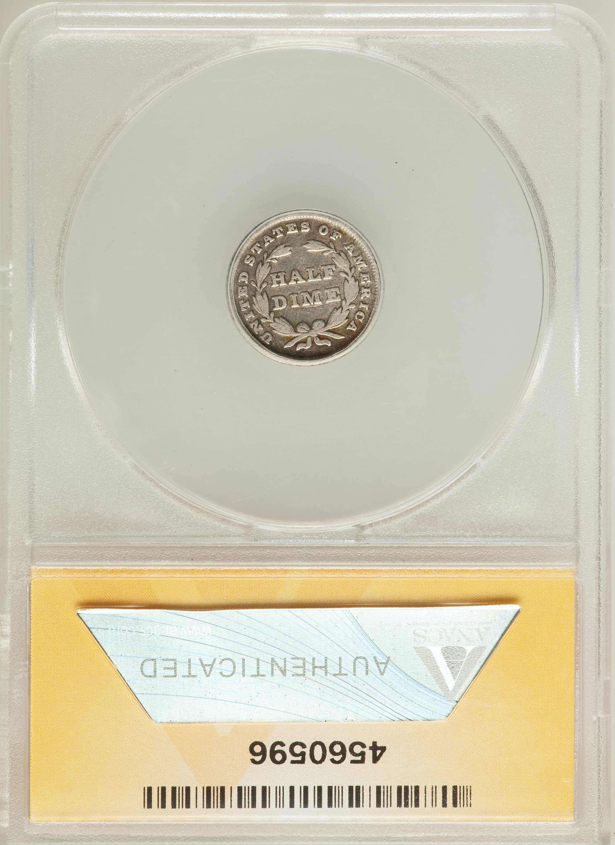 1837 H10c No Stars, Large Date G6 thumbnail 2