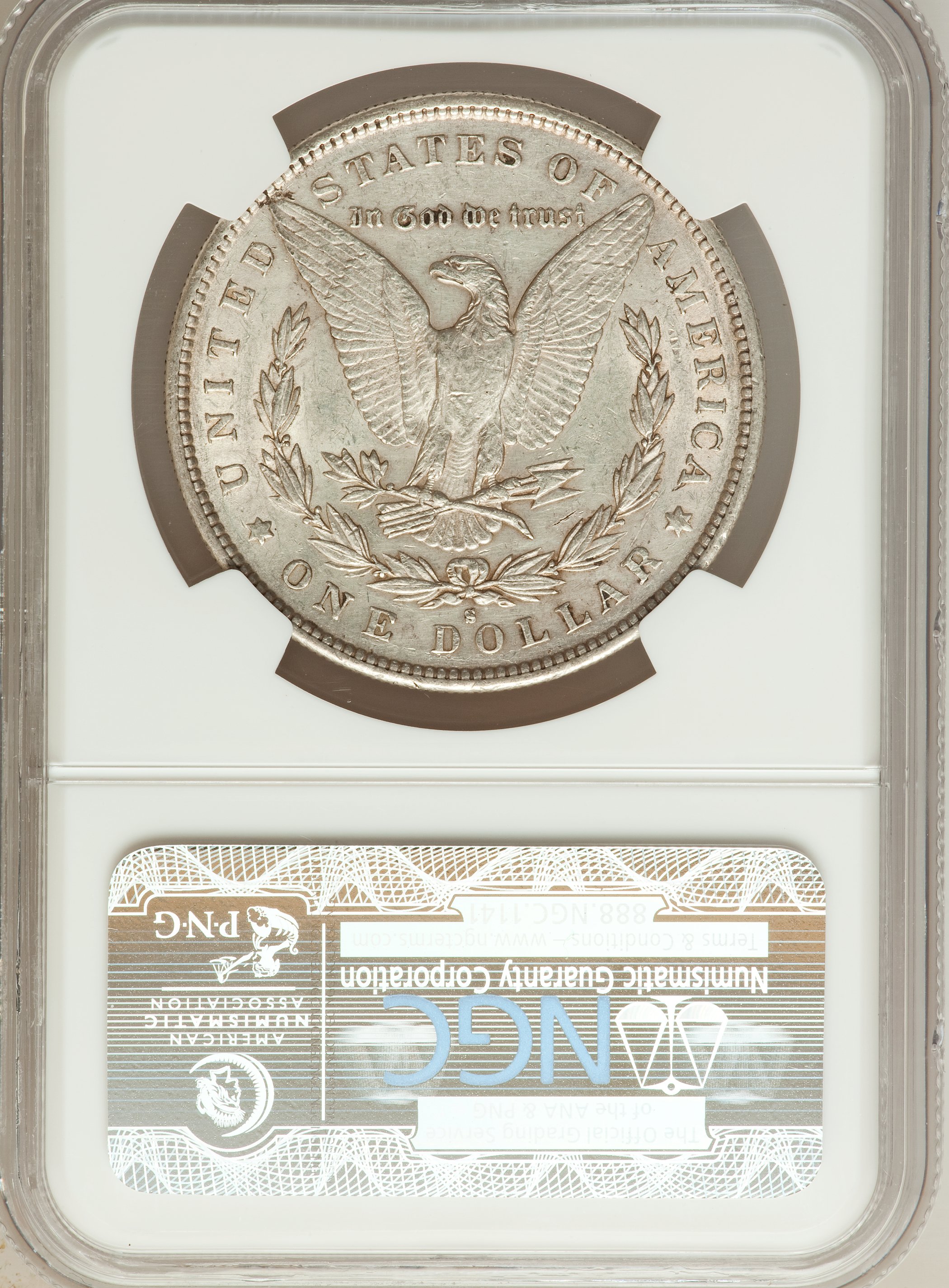 1891-S $1 VG8 CAC thumbnail 9