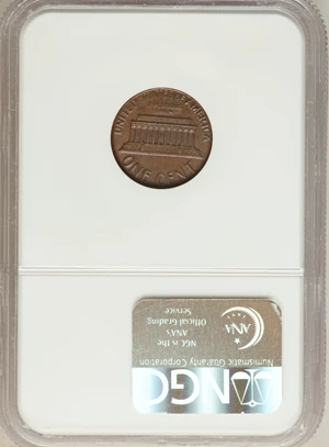 image for: 1983 1C Doubled Die Reverse AU58 NGC. FS-036. NGC Census: (11/23). PCGS Population (7/8). Numismedia Wsl. Price for proble...