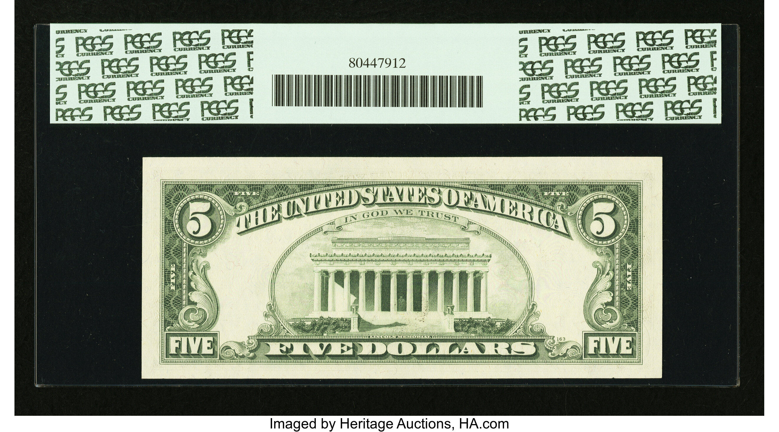 image for: Fr. 1971-G* $5 1969B Federal Reserve Star Note. PCGS Very Choice New 64PPQ....