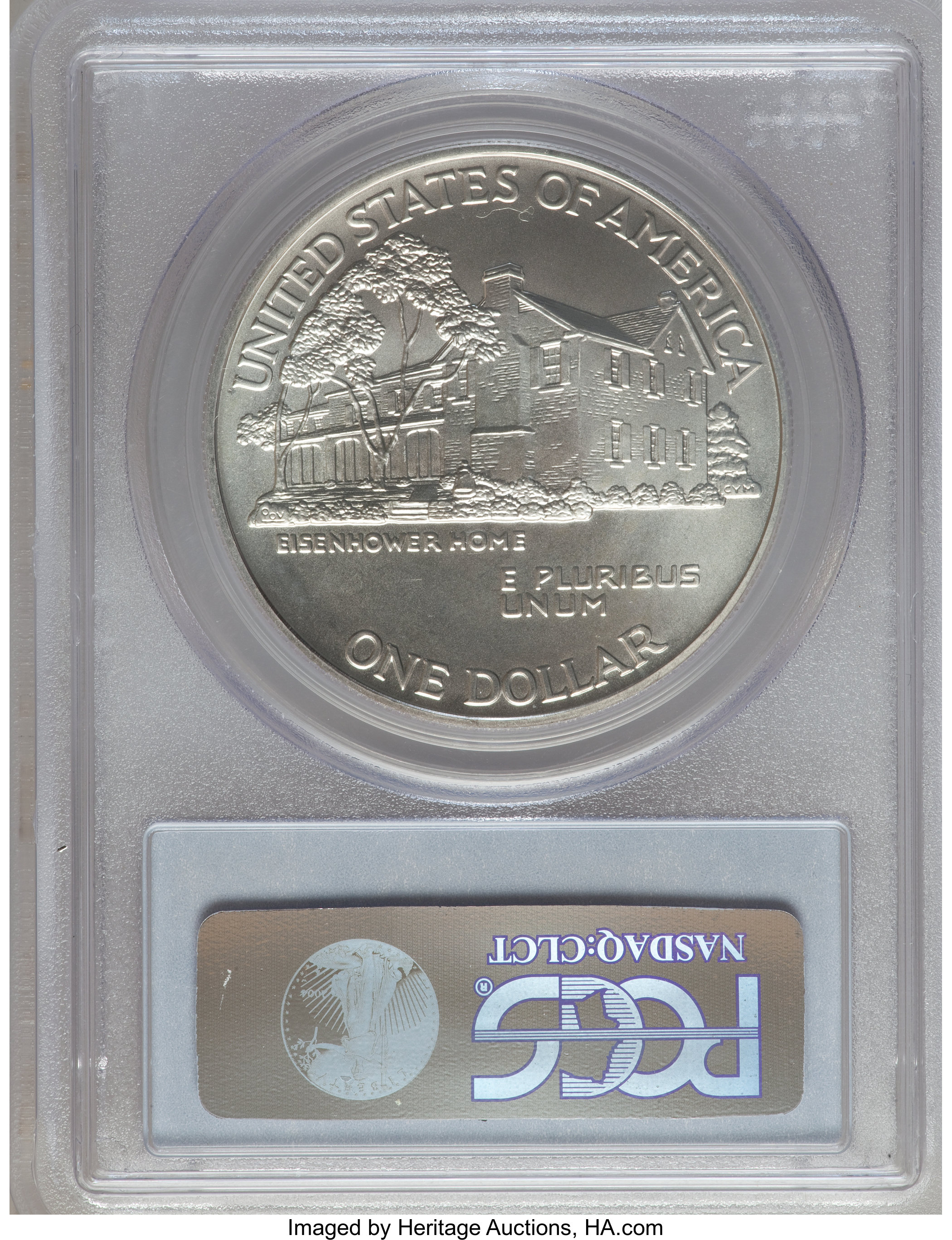 1990-W S$1 Eisenhower Centennial MS69 thumbnail 16