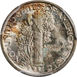 image for: 1921-D Mercury Dime. MS-67 (PCGS).