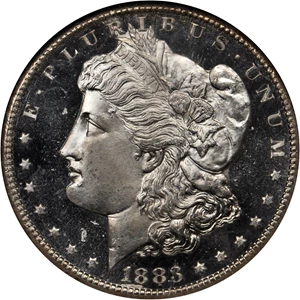 image for: 1883-CC Morgan Silver Dollar. MS-67 DPL (NGC).
