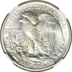 image for: 1917-S 50C Reverse MS67 NGC....