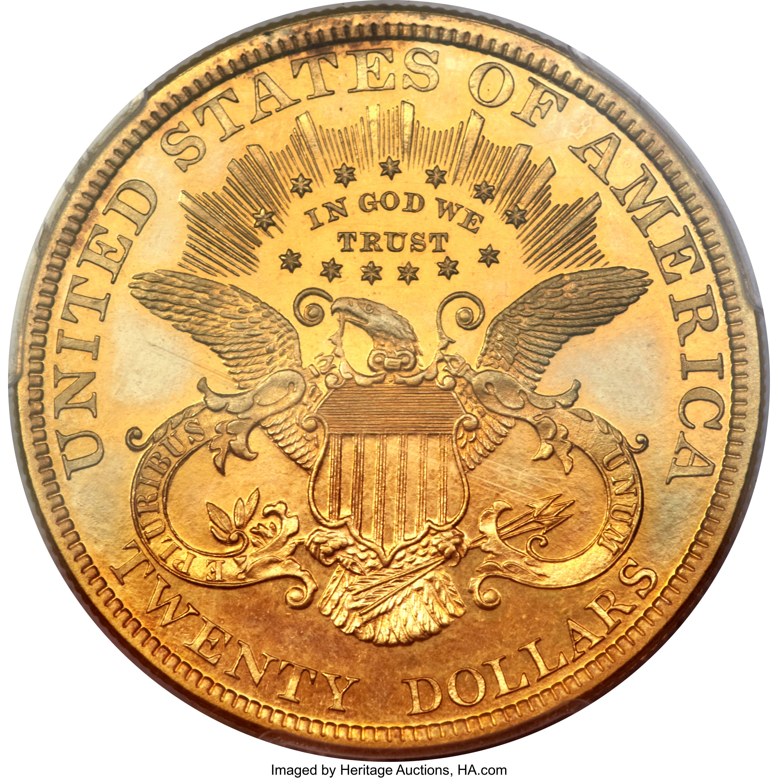 image for: 1885 $20 PR63+ Cameo PCGS. CAC....
