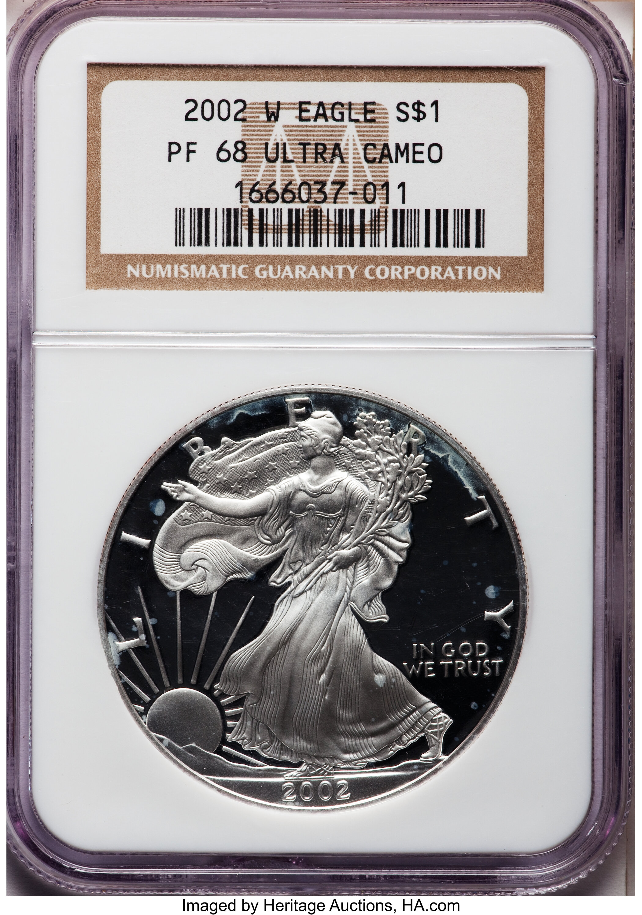 2002-W $1  Silver Eagle PR DCAM PR64 DCAM thumbnail 21