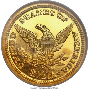 image for: 1893 $2 1/2 PR66 Cameo NGC. CAC....