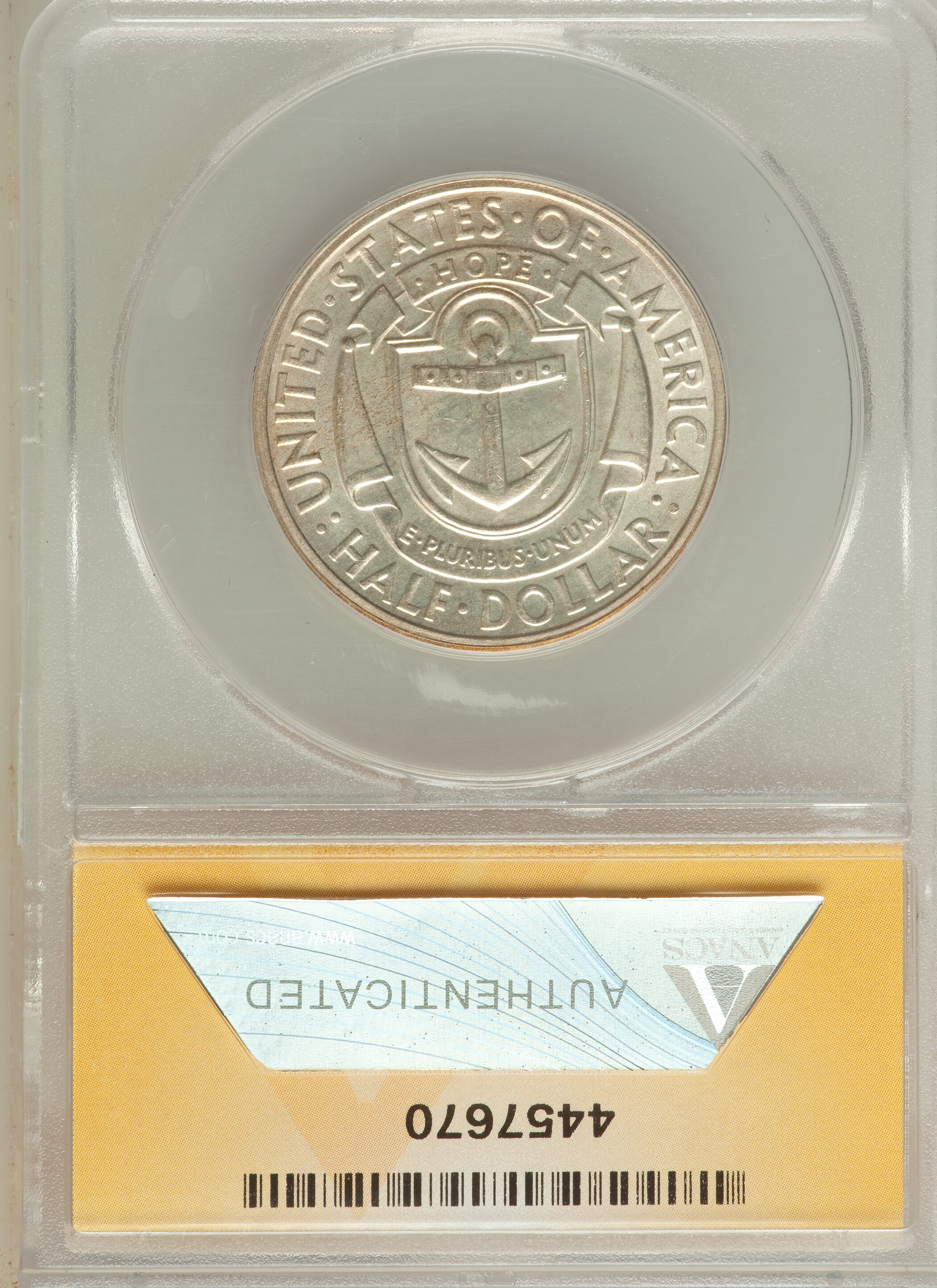 1936-S 50c Rhode Island XF40 thumbnail 14