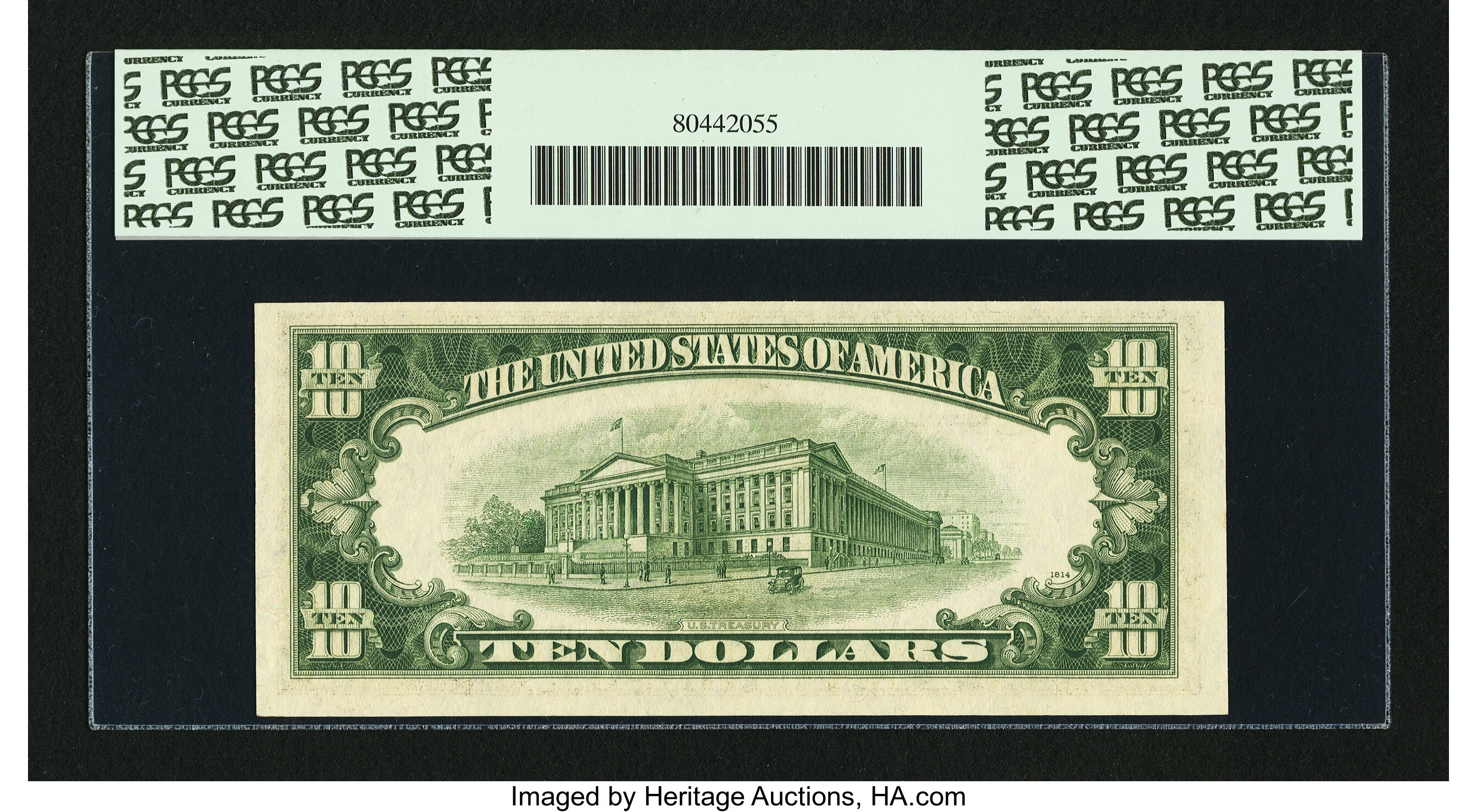 image for: Fr. 2015-G* $10 1950E Federal Reserve Star Note. PCGS Very Choice New 64PPQ....