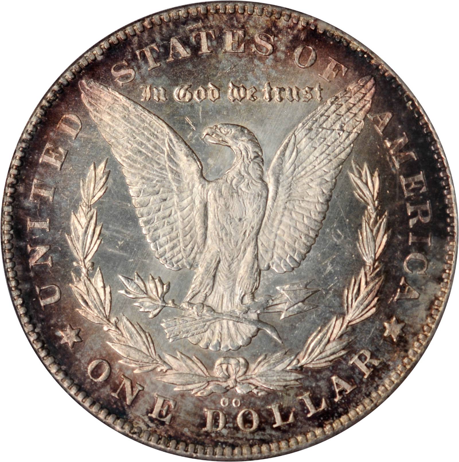 image for: 1878-CC Morgan Silver Dollar. VAM-11. Top 100 Variety. Raised Die Lines in Eagle's Wings. MS-63 PL (PCGS). CAC.