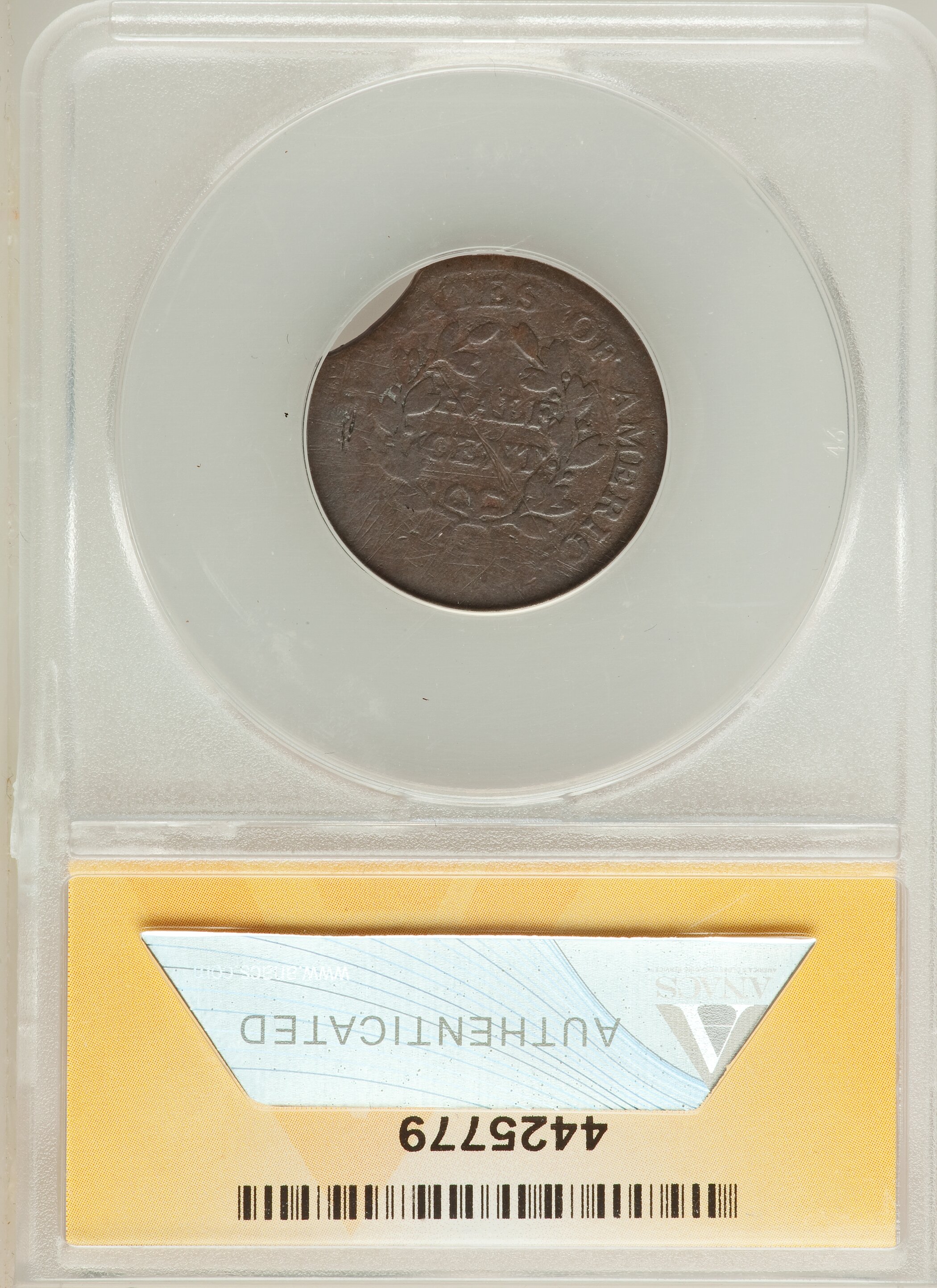 1804 1/2c Plain 4, No Stems MS BN AG3 BN thumbnail 2