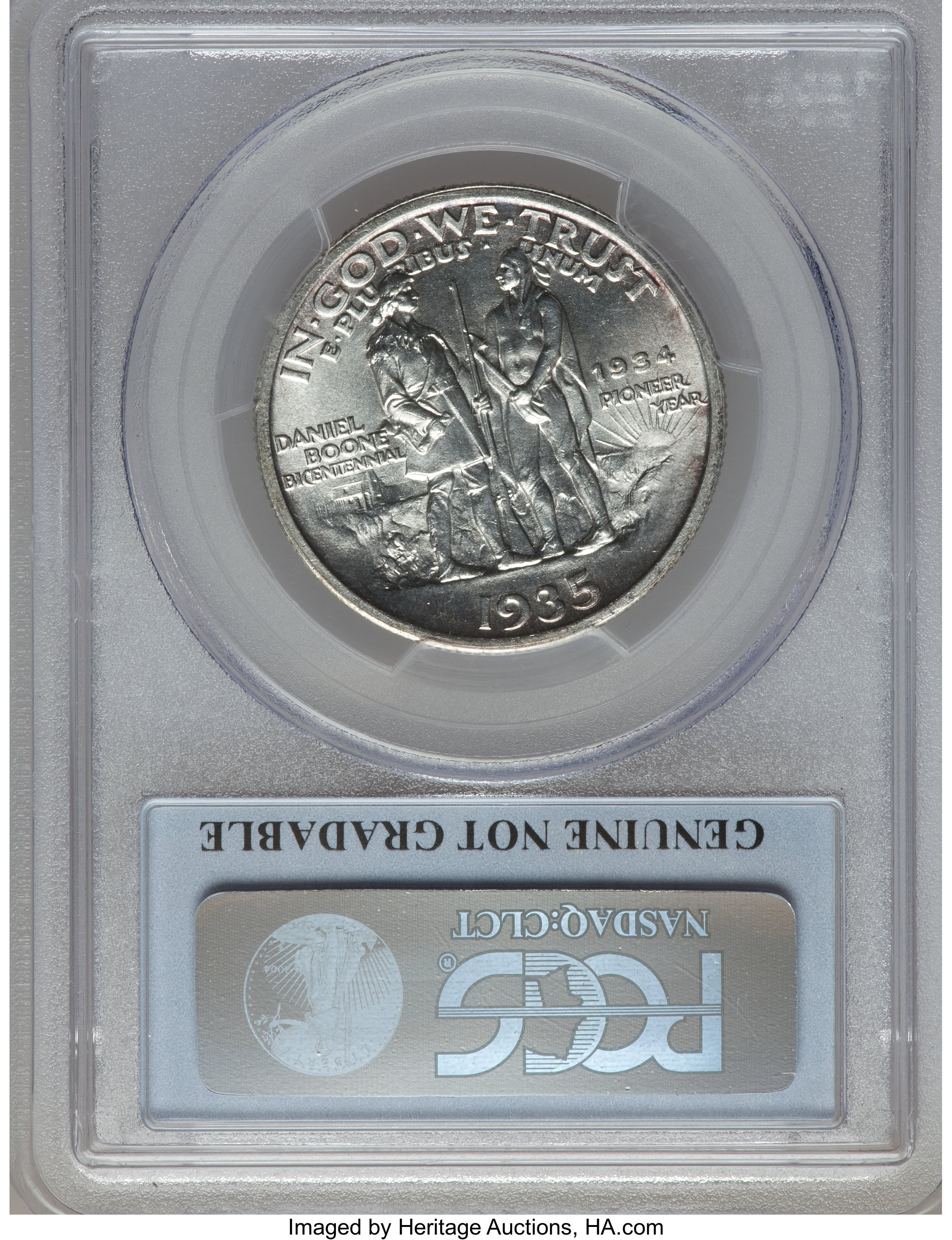 1935/34 50c Boone AU55 thumbnail 2