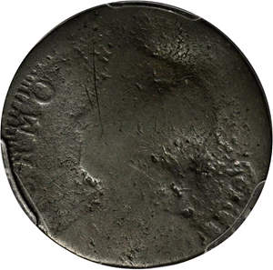 image for: 1787 Vermont Copper. RR-15, Bressett 9-I, W-2060. Rarity-6. Bust Left. AG-3 (PCGS).