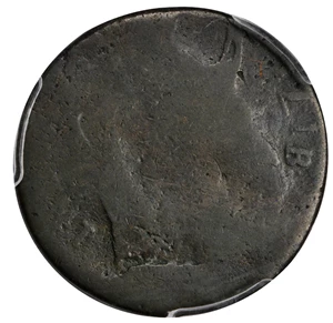 image for: 1787 Vermont Copper. RR-15, Bressett 9-I, W-2060. Rarity-6. Bust Left. AG-3 (PCGS).