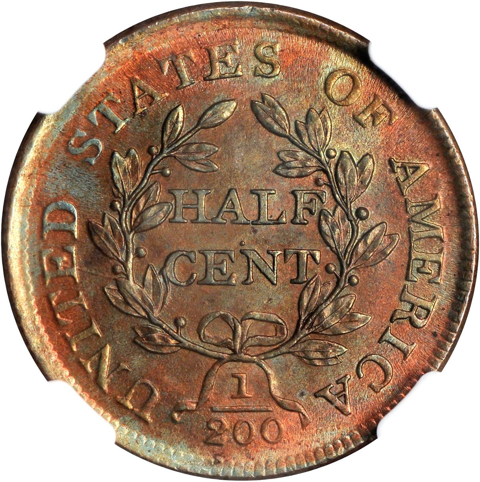 1804 1/2c Plain 4, No Stems MS RB MS62 RB thumbnail 20