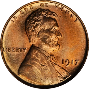 image for: 1917 Lincoln Cent. FS-101. Doubled Die Obverse. MS-67 RD (PCGS). Secure Holder.