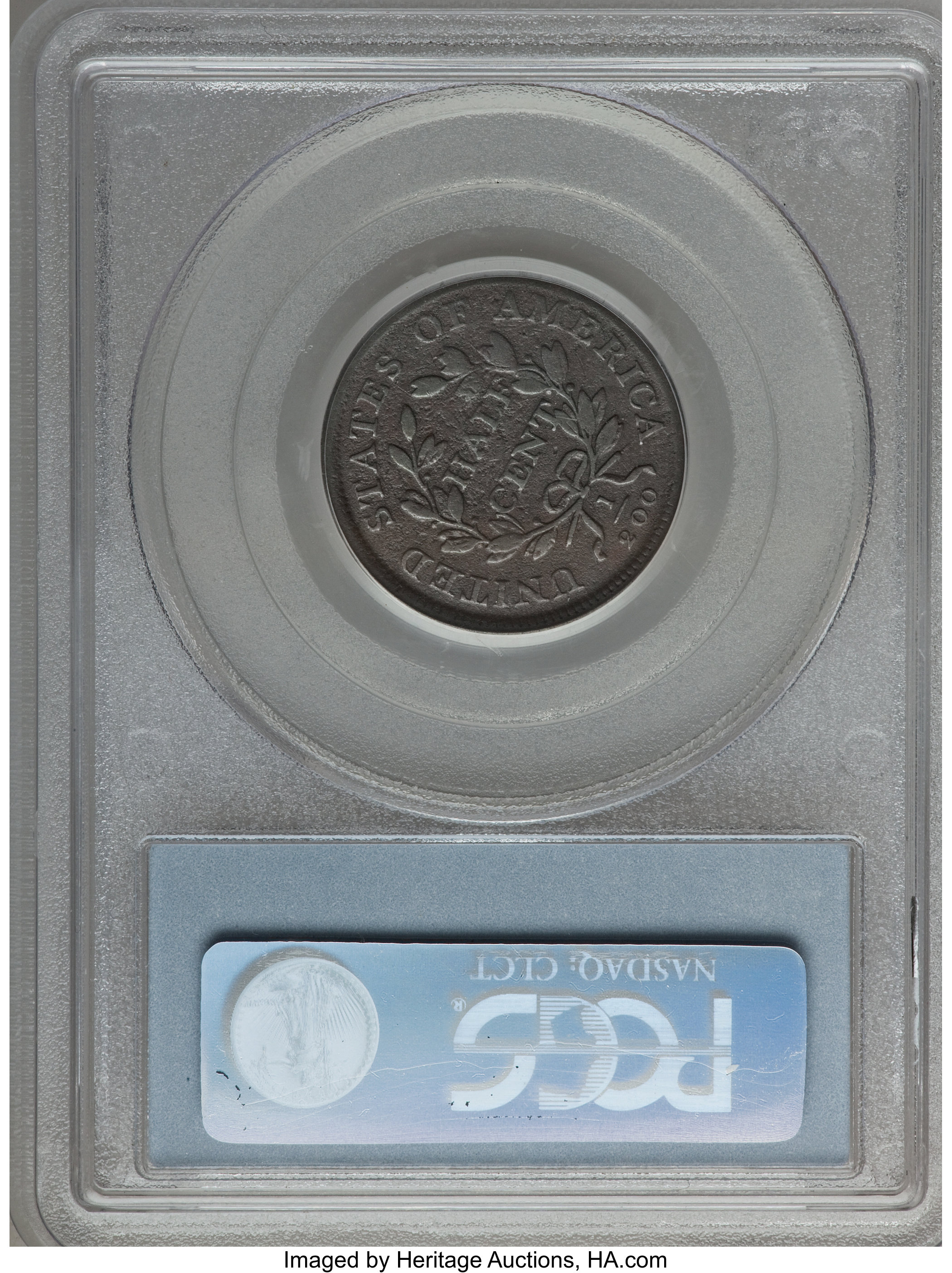 image for: 1808 1/2 C VG8 PCGS. PCGS Population (0/0). NGC Census: (0/0). Mintage: 400,000.  (#1108)...