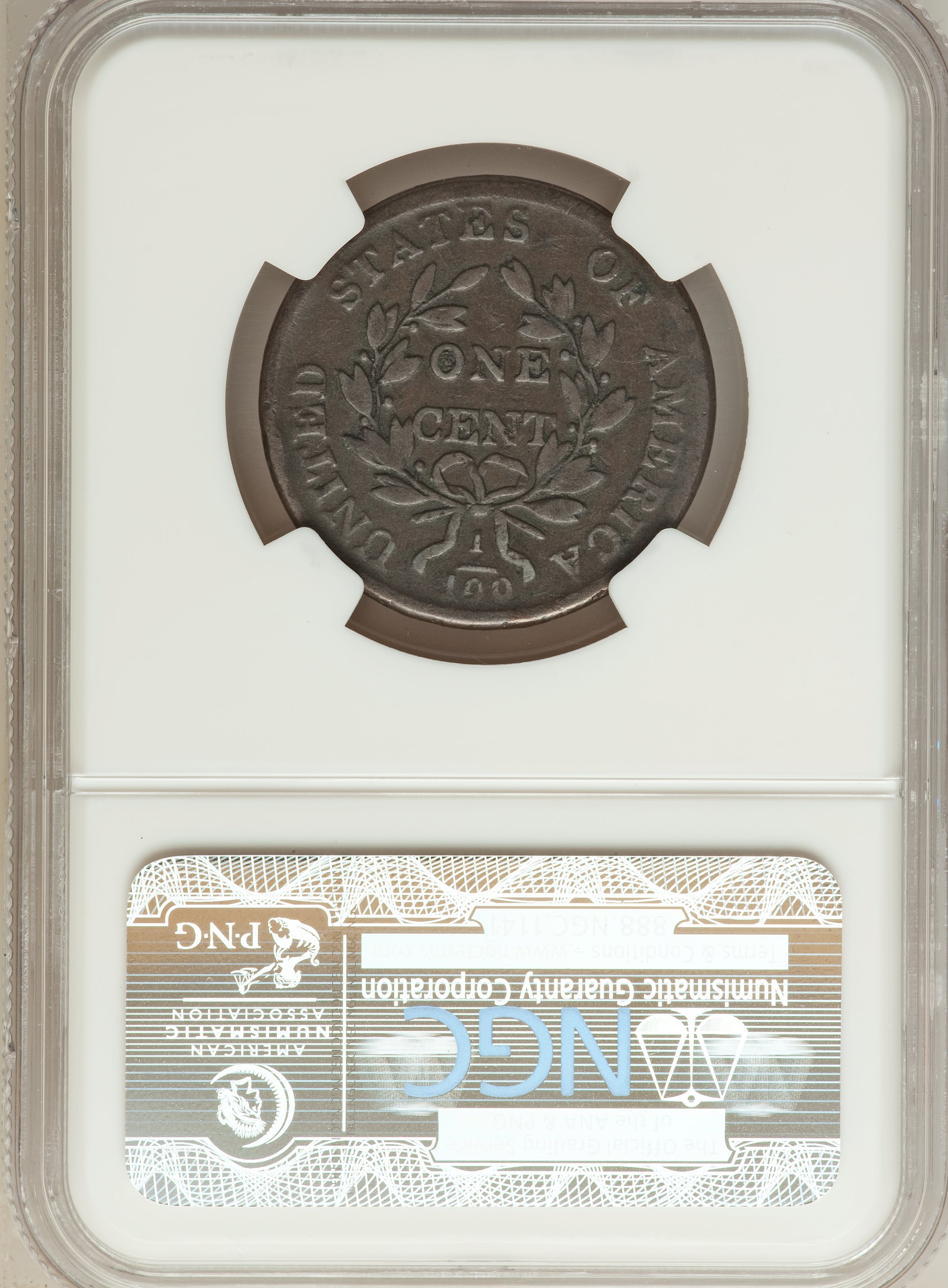 image for: 1803 1C Small Date, Small Fraction,  Fine 12 Brown NGC. S-252. NGC Census: (0/0). PCGS Population (0/4).   (#36371)...