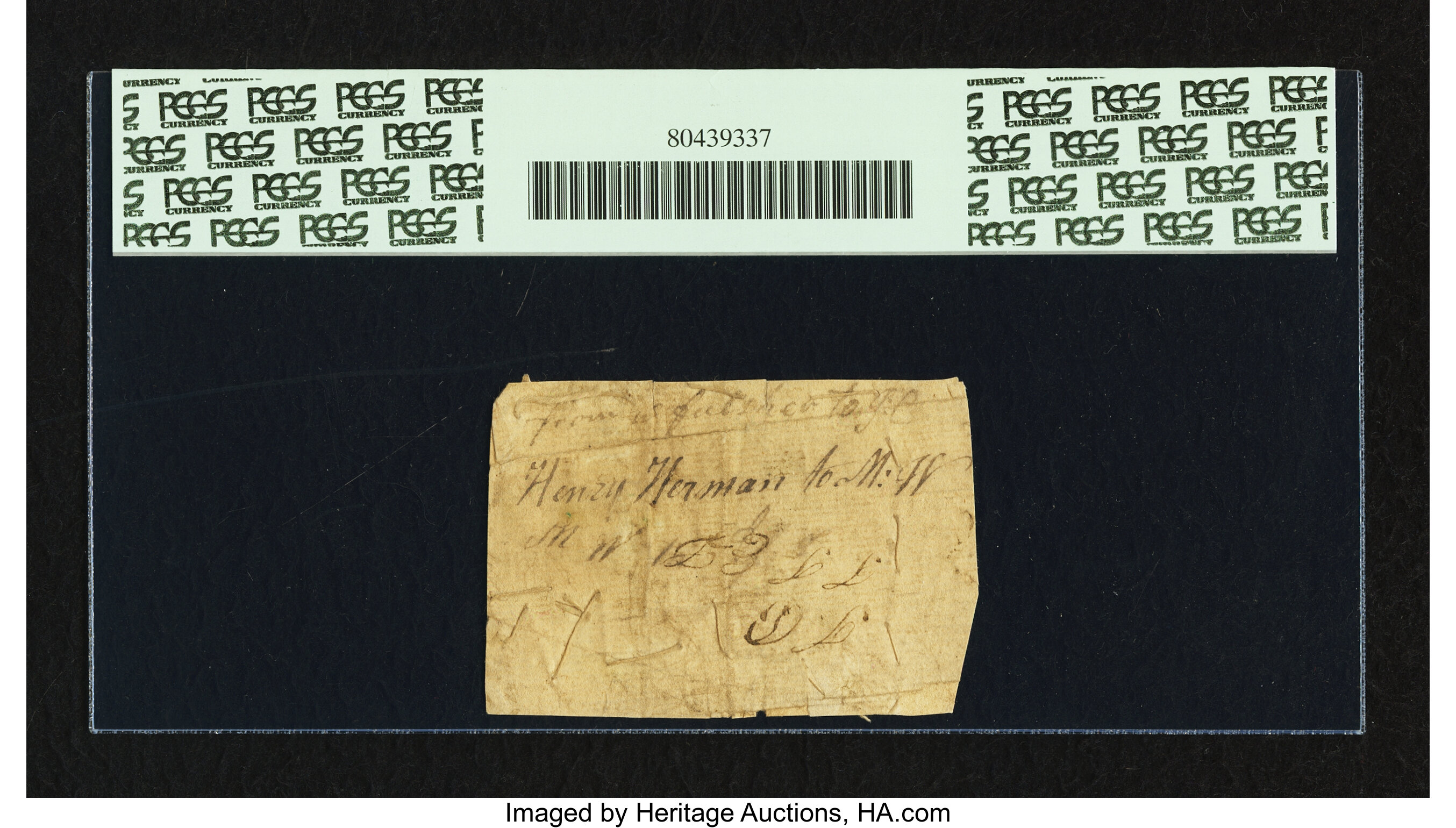 image for: North Carolina April 23, 1761 10s PCGS Apparent Fine 12....