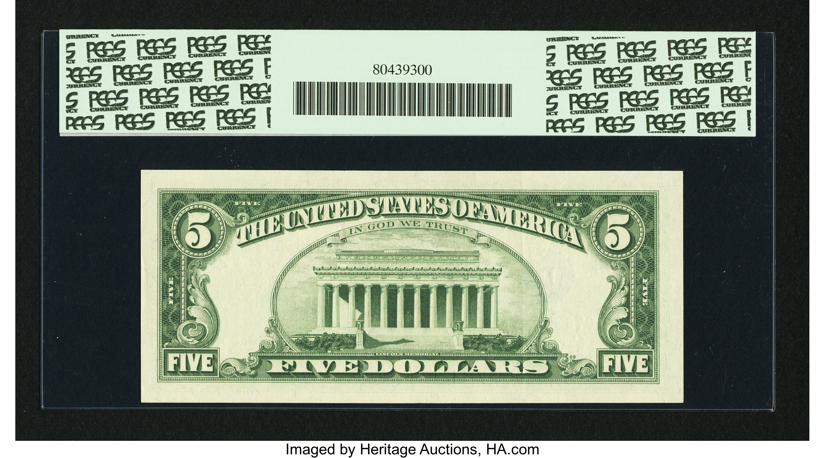 image for: Fr. 1968-D* $5 1963A Federal Reserve Note. PCGS Choice About New 58PPQ....