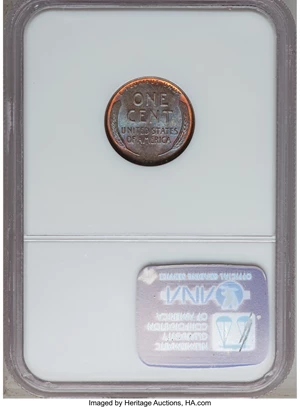 image for: 1909-S VDB 1C MS66 Brown NGC....